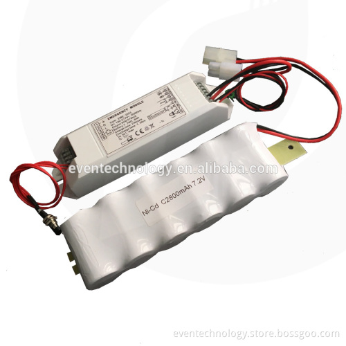 China Manufacture Supply 30W LED Ceiling Light Conversion Emergency Module Rechargeable Ni-CD Battery